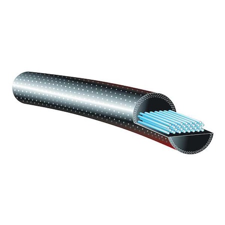 Gates 9 X 270 RE BELT - Round Belt, Black, L 270 in