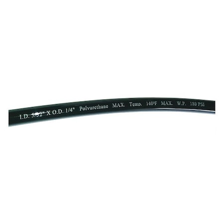 1PBN1 - Tubing,5/32 In. IDx1/4 In OD,100 Ft,Black