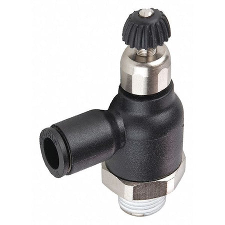Legris 7065 10 21 - Compact Flow Control,R1/2in BSPT,Meter Out
