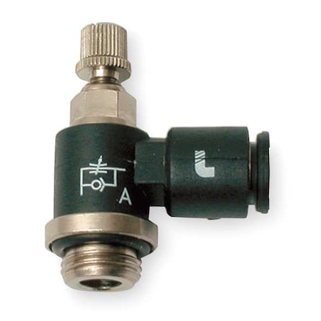 Legris 7660 08 13 - Flow Control Valve, Screwdriver, 145 psi