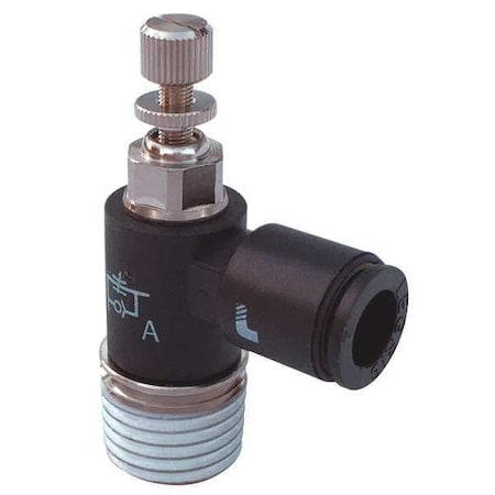 Legris 7665 08 10 - Mini Flow Control,R1/8in BSPT,Meter Out