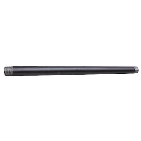 90923 - 2" MNPT x 6 ft. TBE Black Pipe Sch 80