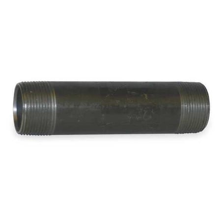 82808 - 1-1/2" x 5" Black Pipe Nipple Sch 160