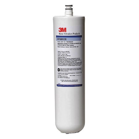 3M Filtration CFS8812X - Quick-Connect Filter,1.5gpm,31/4in Dia
