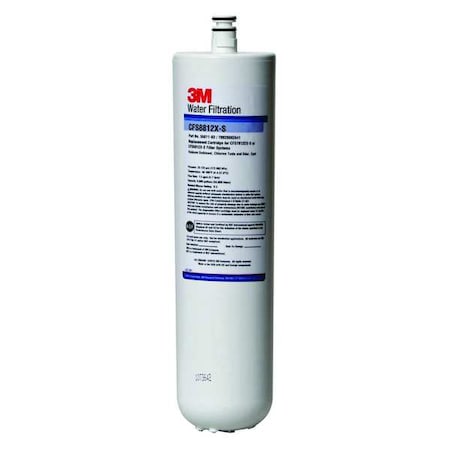 3M Filtration CFS8812X-S - Quick-Connect Filter,1.5gpm,31/4in Dia