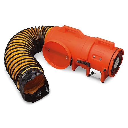 Allegro Industries 9536-25 - Confined Space Fan,Orange,13 1/2" W