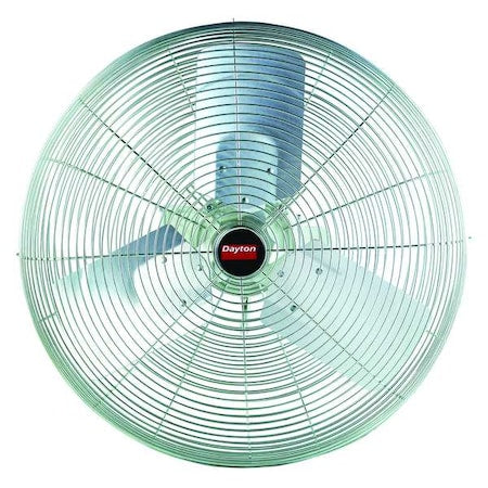 Dayton 1VCG2 - Washdown Industrial Washdown Fan, Wall Mount, 30 in Blade Dia, 115/230 V, 10,050 cfm