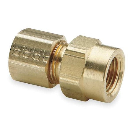 Parker 66C-6-8 - 3/8" Compression x 1/2" FNPT Brass Connector 10 PK