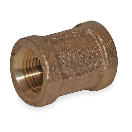 6RCV4 - Coupling Red Brass Coupling, 1/4 in Female NPT X 1/4 in Female NPT