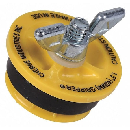 Cherne 270210 - Pipe Plug,Wing Nut,1.75"H,1 1/2"Pipe