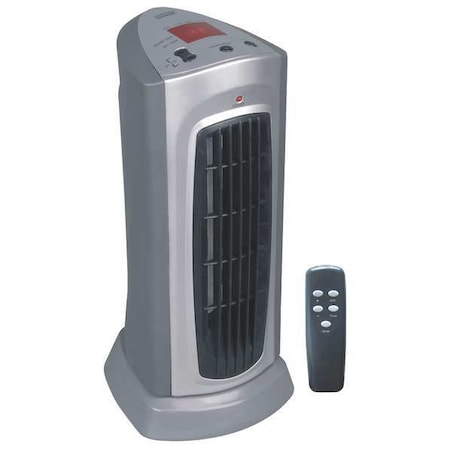Dayton 1VNX8 - Portable Electric Heater, 1500/900, 120 V AC, 1 Phase, 5118 / 3071 Btu H, Oscillating