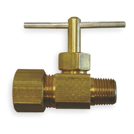 Weatherhead A660 - Needle Valve,Straight,Brass,1/8 x 5/16 In