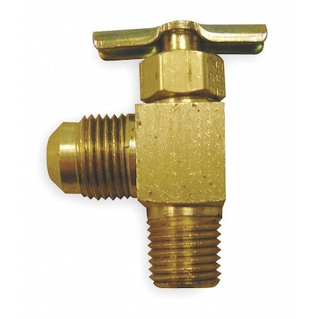 Weatherhead 6703 - Needle Valve,Angled,Brass,1/4 x 5/16 In.