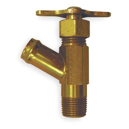 Weatherhead 211273A - Drain Cock,Steel,MNPT x Hose,3/8 In
