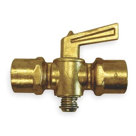 Weatherhead 6804 - Ground Plug Valve,1/8 In,30 PSI,Brass