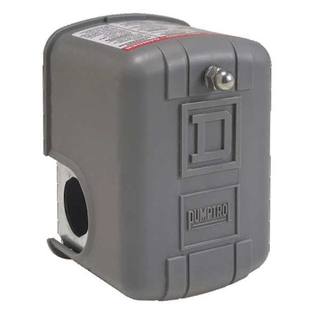 Telemecanique Sensors 9013FHG32J55 - Pressure Switch, Standard, DPST, 1 Ports, 1/4" FNPS, 40 to 150 psi Range, Polypropylene