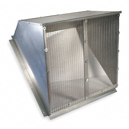 Dayton 1WBW5 - Weather Hood,54 In,Galvanized Steel