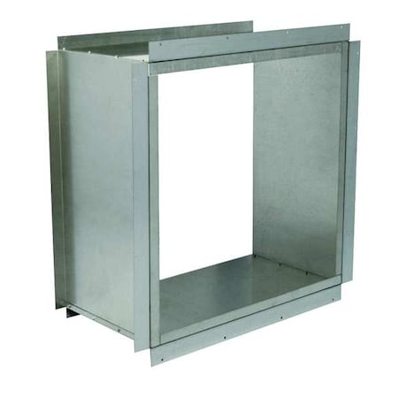 Dayton 16D549 - Wall Collar,10 In Bl,Galv Steel,14 1/4 In