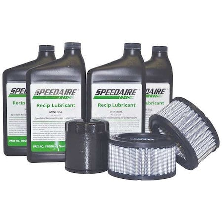 Speedaire 1WF50 - Air Compressor Maintenance Kit,7 pieces