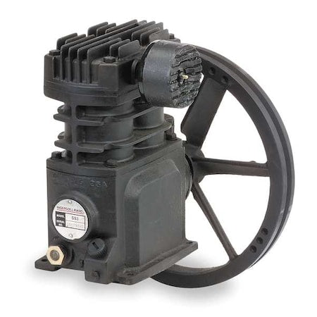 Ingersoll-Rand SS5 Bare - Air Compressor Pump, 5 hp, 1 Stage, 40 fl oz Oil Capacity, 2 Cylinder