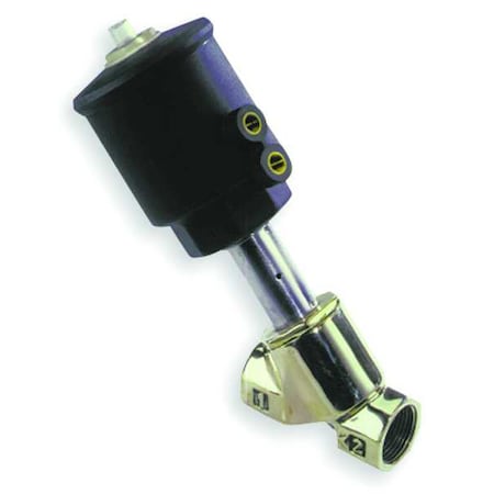 Asco 8290B005 - Red Hat Angle Body Piston Valve,Bronze,NC,3/4 In