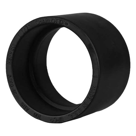 1WJD6 - ABS, Coupling Body, 1 1/2 in, 1 1/2 in