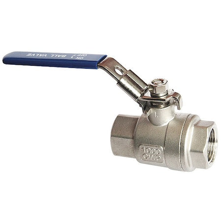 06Q201N04030 - 3" FNPT Stainless Steel Ball Valve Inline