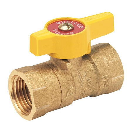 110-224C - 3/4" FNPT Brass Gas Ball Valve Inline