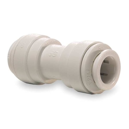 John Guest PP0408W-PK10 - Push-Fit Adapter Fitting, 1/4 in Tube Size, Polypropylene, White, 10 PK