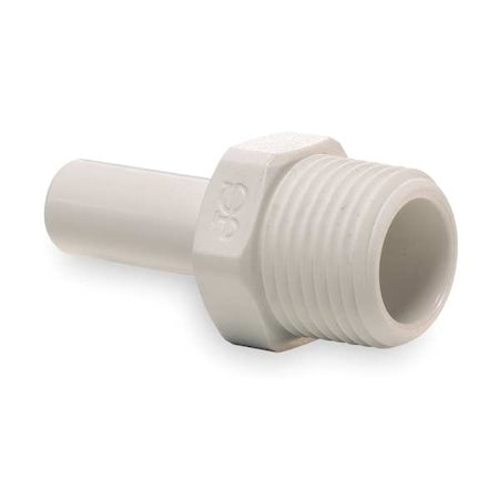 John Guest PP051223W-PK10 - Push-Fit Adapter Fitting, Polypropylene, White, 10 PK