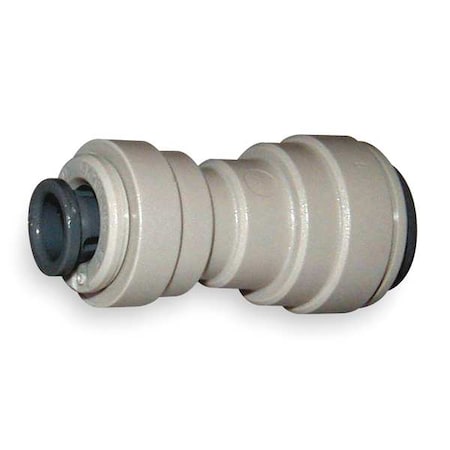 John Guest PI201006S-PK10 - Push-Fit Union Fitting, 5/16 in x 3/16 in Tube Size, Acetal, Gray, 10 PK