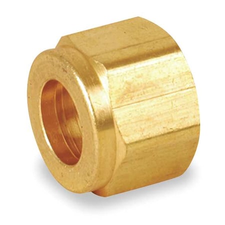 Parker 6NU6-B - 3/8" A-LOK Brass Double Ferrule Nut