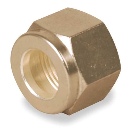 Parker 6NU6-S - Nut, Steel, Compression, 3/8 in