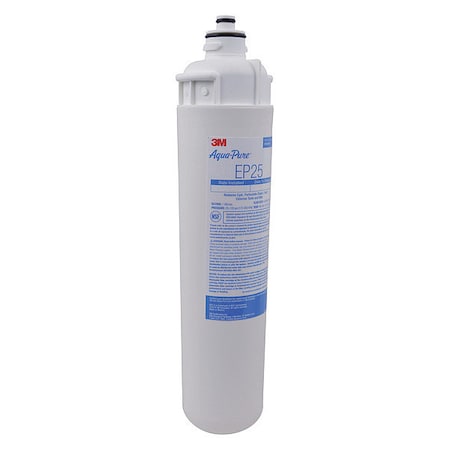 3M Aqua-Pure EP25 - Quick-Connect Filter,0.6gpm,33/8in Dia