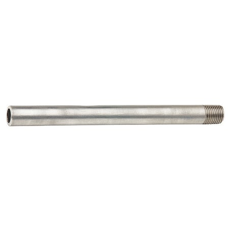 T6WNB11 - 1/4" MNPT x 6" TOE Stainless Steel Pipe Nipple Sch 40