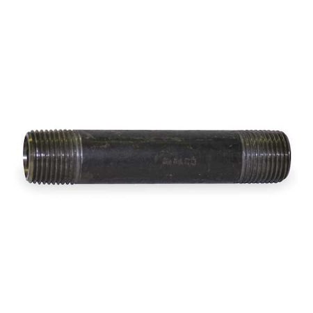 Beck 0332641000 - 2-1/2" x 3-1/2" Black Pipe Nipple Sch 80