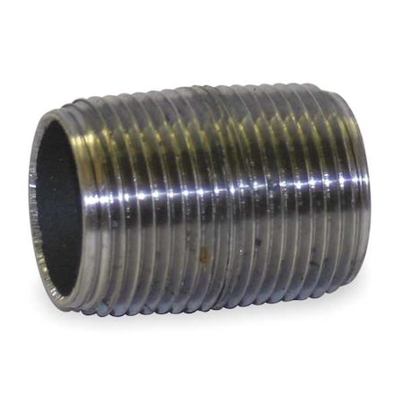 N/A 40600 - Pipe Nipple,Steel,1",NPTx NPT,11/2"