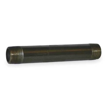 90821 - 1-1/2" MNPT x 4 ft TBE Black Pipe Sch 80