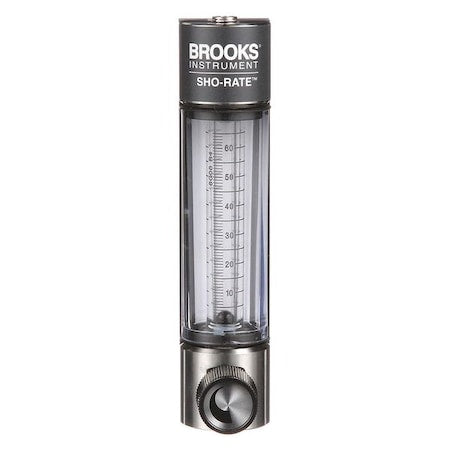 Brooks 1250AR6081MRSVV - Flowmeter,Range at CCM of Air 0-10100