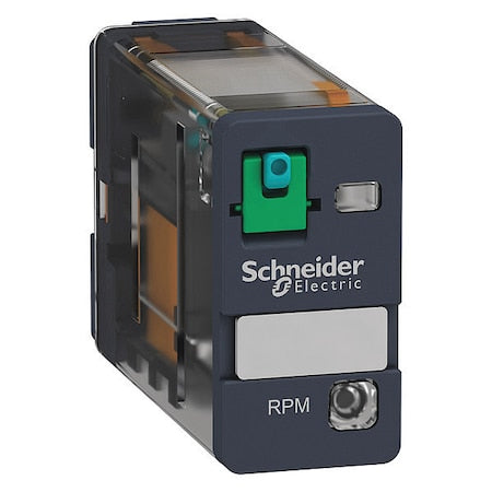 Schneider Electric RPM12BD - 120 VAC Enclosed Power Relay, 6 Pins+E435+E467:E504, DPST-NO