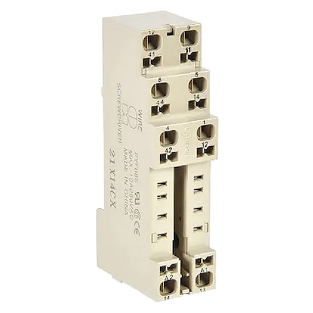 Omron PYF08S - Relay Scket,Finger Safe,Square,8 Pin,10 A