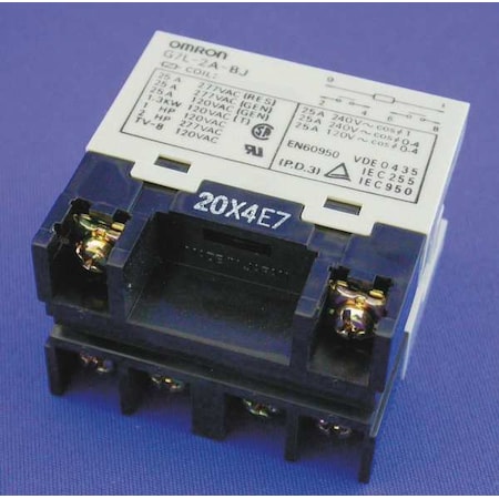 Omron G7L-2A-BJ-CB-AC24 - E-Bracket, Enclosed Power Relay, Square, 30 A, 6 Pins, Screw