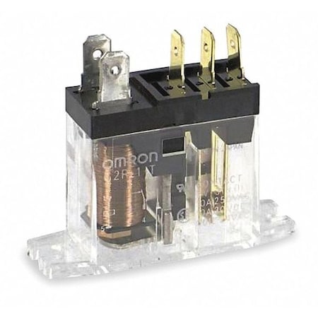 Omron G2R-1-T-DC12 - Flange Mount Relay, 12 V DC, SPDT, 5 Pins