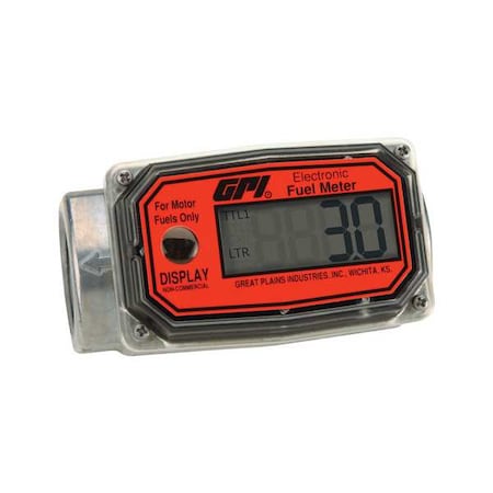 Gpi 01A12LM - Flowmeter,Turbine,For Fuel,1 In FISO