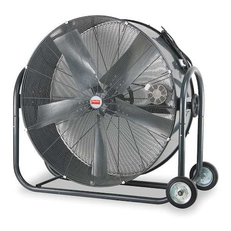 Dayton 1YNW7 - Standard Duty Air Circulator, Floor Mount, 36 in Blade Dia, 115 V, 9000/14,000 cfm, Non-Oscillating