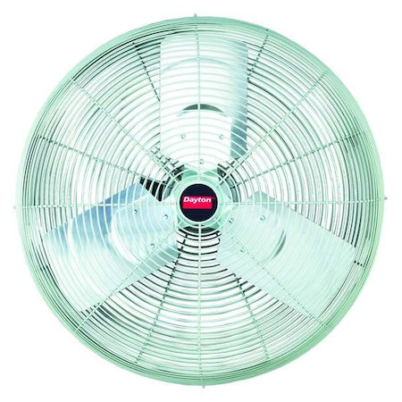Dayton 1ZCN8 - Corrosion Resistant Standard Duty Industrial Fan, Ceiling Mount, 24 in Blade Dia, 115 V, 6,400 cfm