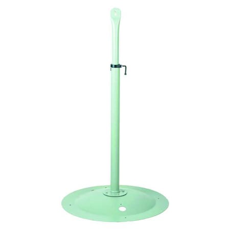 Dayton 1ZCP2 - Pedestal Base For Fan, 27 in Blade Dia, 41-1/2 in to 59 in H, Polyester Powder Coated, Steel, Gray