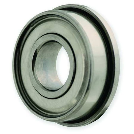 Dayton 1ZGE2 - Radial Ball Bearing, R6 Industry Number, Double Shielded, 3/8 in Dia, Alloy Steel
