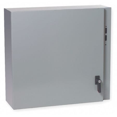 Wiegmann N412202208CD - 1/4 Turn Latch Electrical Enclosures, 20 in H, 8 in D, 22 in W, 12, 13, 3 R, 4, Steel