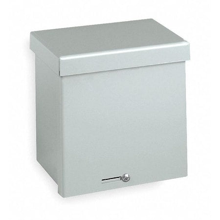 Wiegmann RSC121206 - Padlockable Hasp Electrical Enclosures, 12 in H, 6 in D, 12 in W, 3 R, Steel